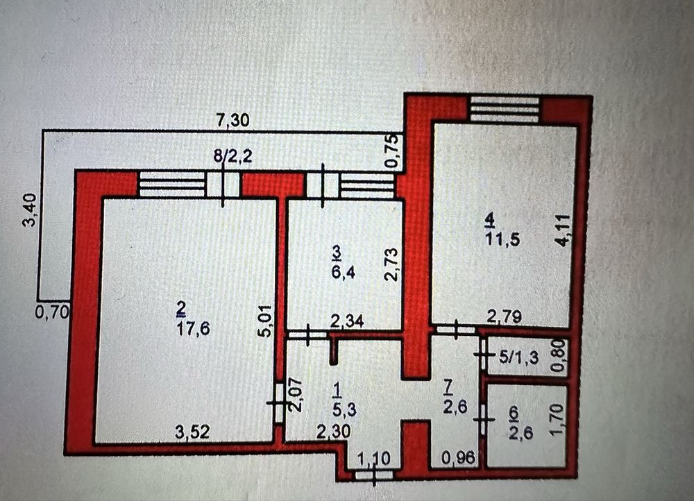 Продаётся 2-х комнатная квартира, возле КЕГОК,  парк "Байтерек"