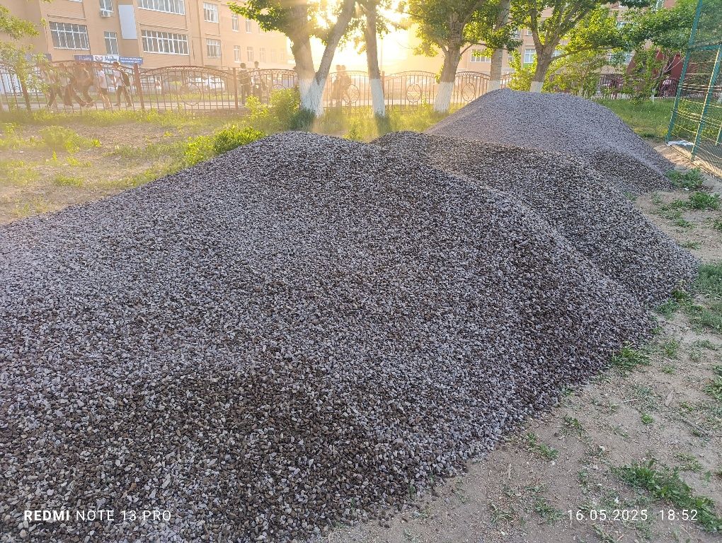 Доставка щебня всех фракций не дорого