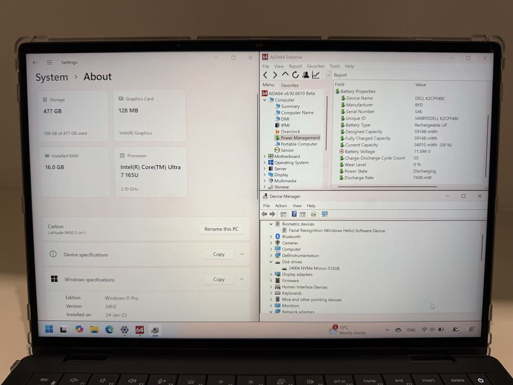 Dell Latitude 9450 2in1 16GB/512GB