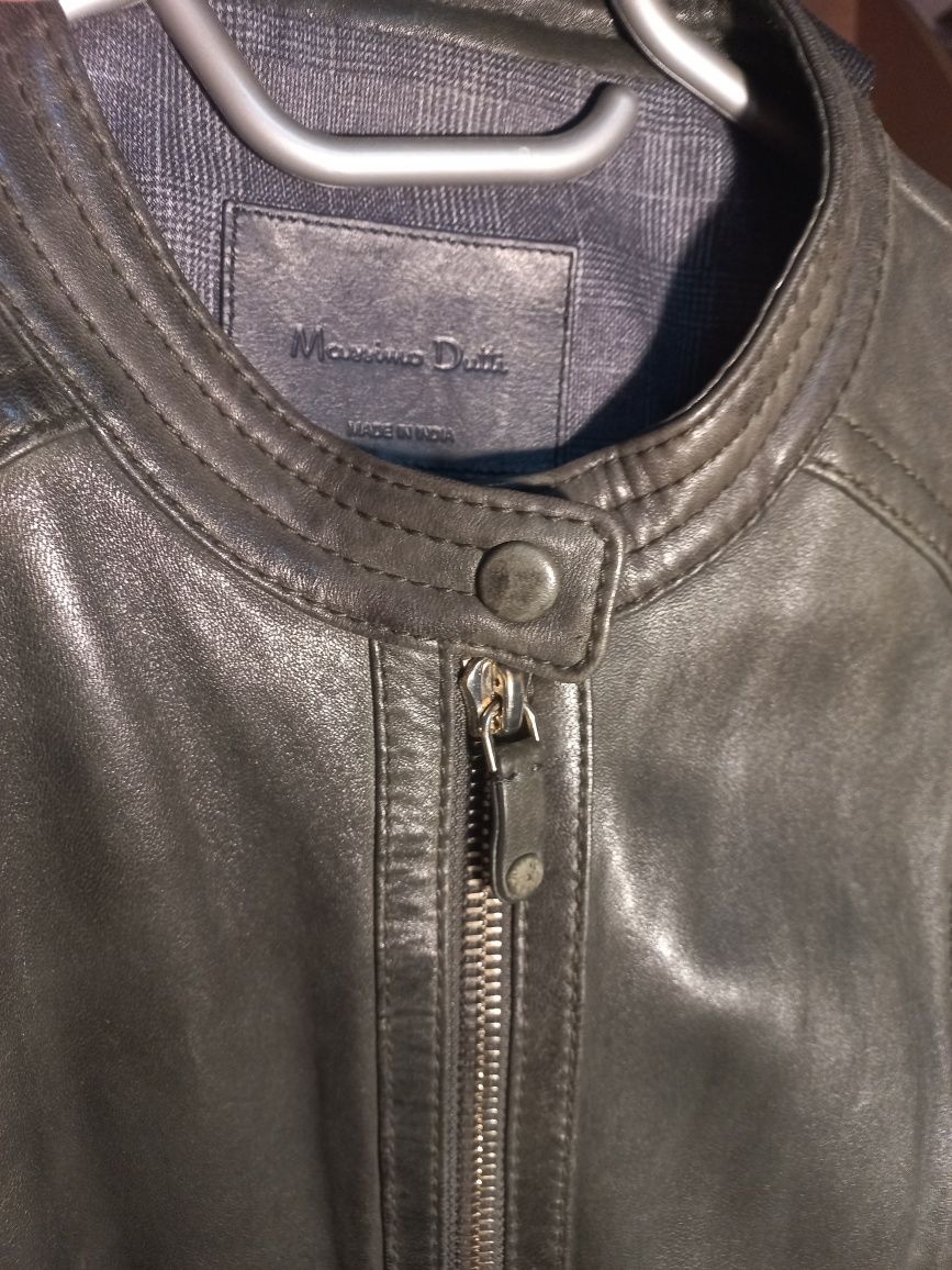 Кожаная куртка Massimo Dutti