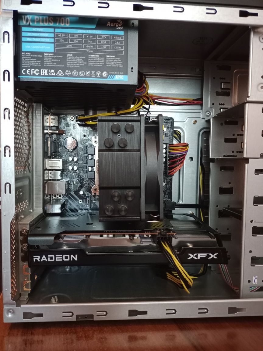 Компьютер intel 12100F с монитором 25"