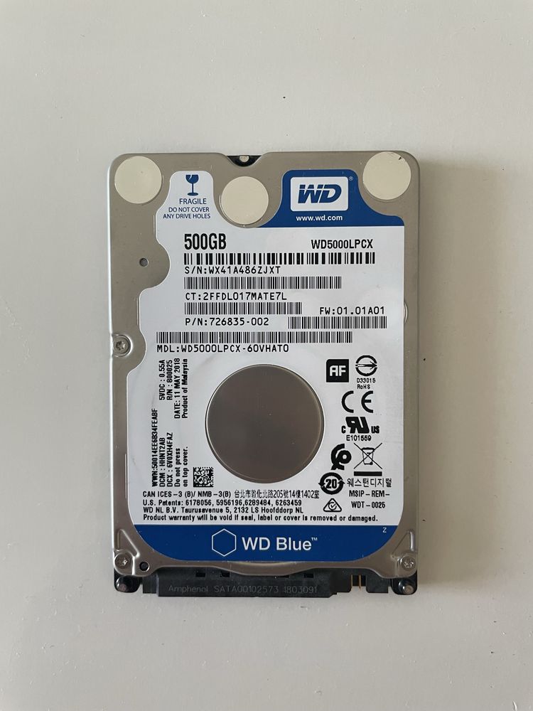 Жесткие диски HDD