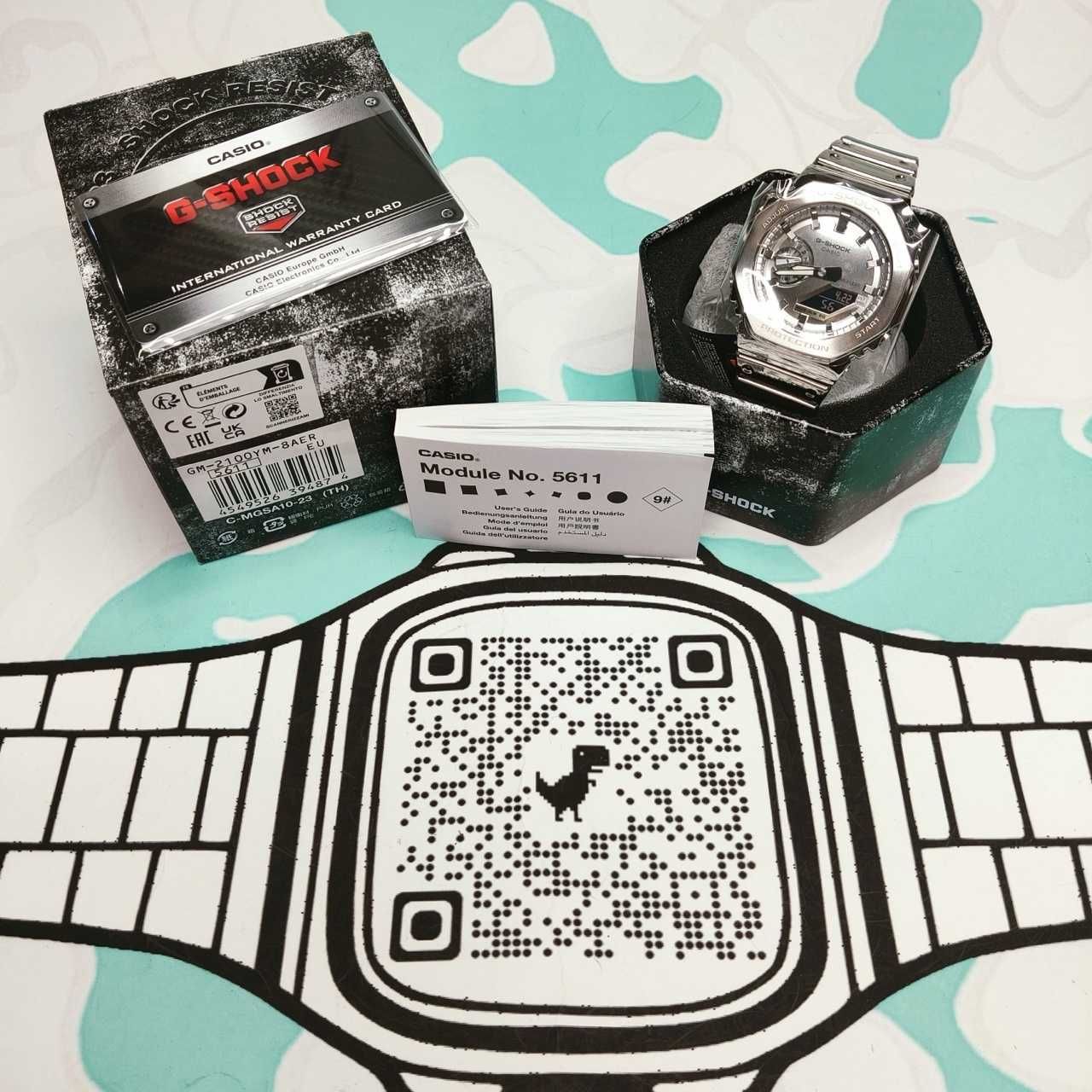 наручные часы Casio G-Shock Casio G-Shock GM-2100YM-8A оригинал сталь