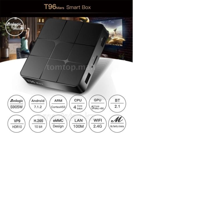 Приставка OTAU TV  TV Box  X96 Mini , Android 9, 2-4GB/16-32GB Неттопы