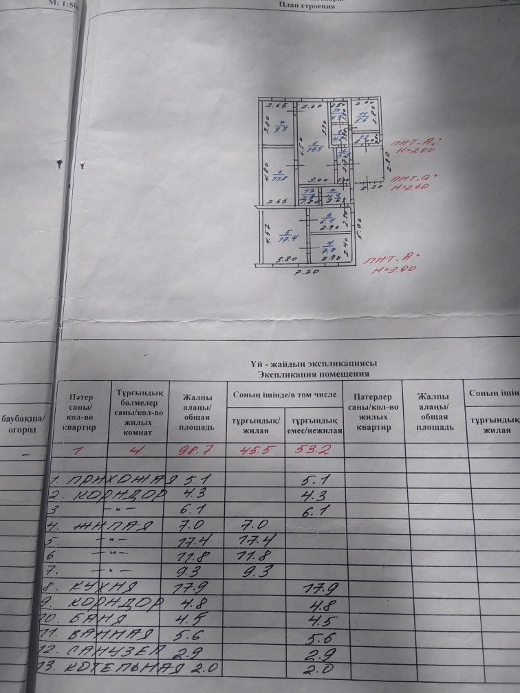 Продам четырех комнатную квартиру на земле