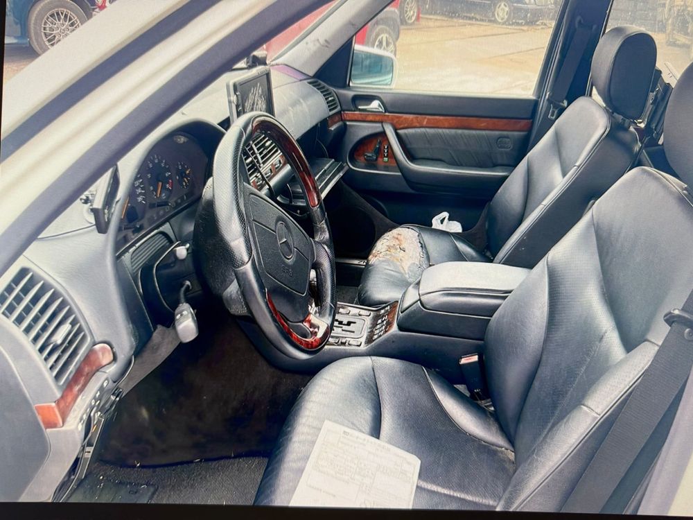 W140 машина на запчасти из японии,левый руль.