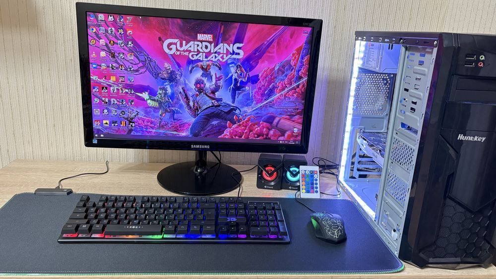 Игровой компьютер Core i5/16GB/SSD/HDD/GTX 1060 +24 дюймовый монитор