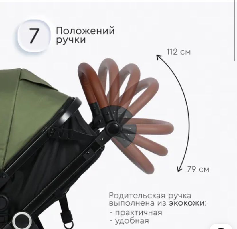 Коляска Tomix Bunny,тёмно оливковый