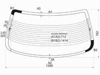 Стекло заднее с обогревом TOYOTA CAMRY GRACIA 4D SED 96-01 Toyota Camr