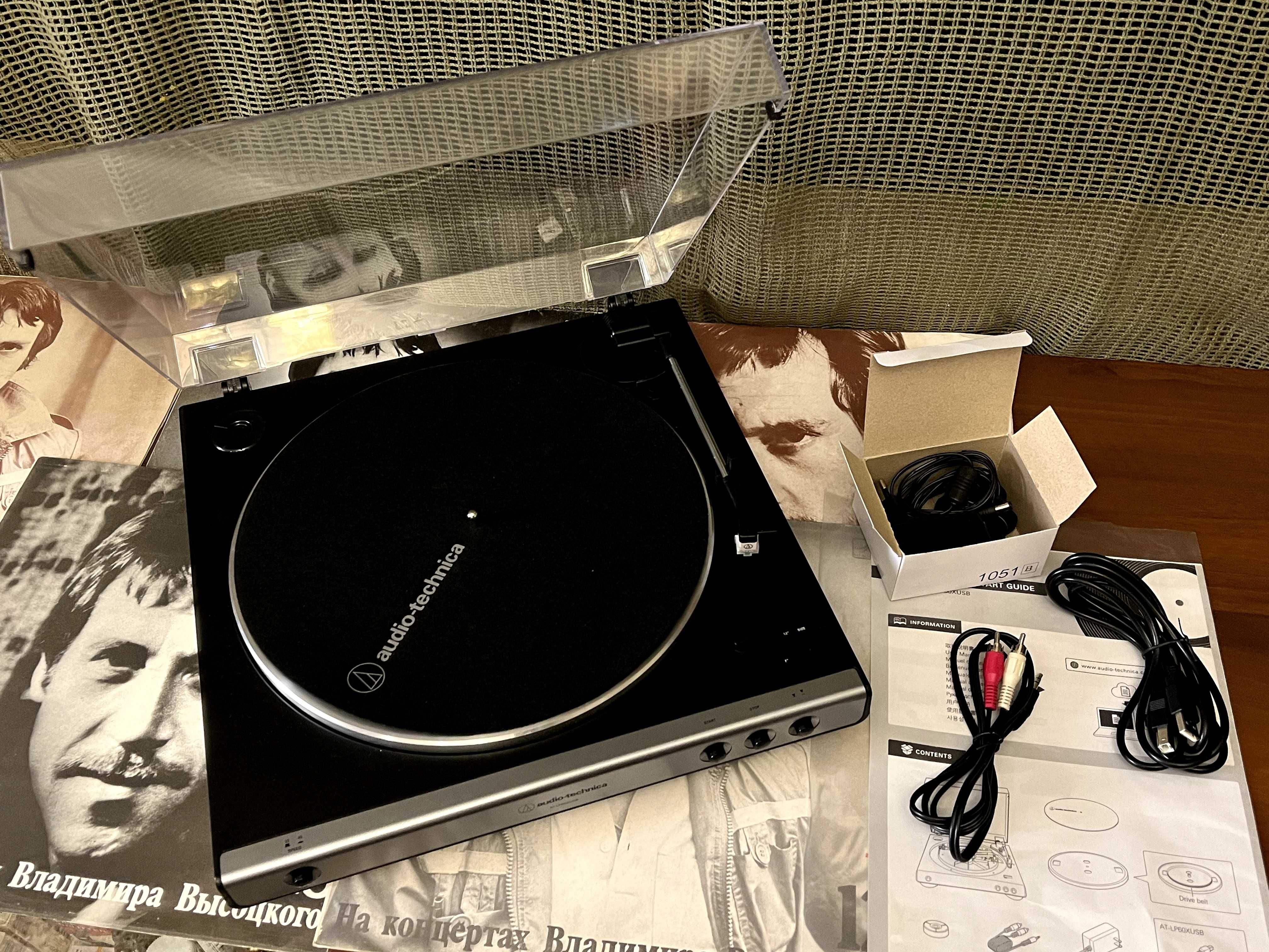 Проигрыватель виниловый Audio-Technica AT-LP60XUSB