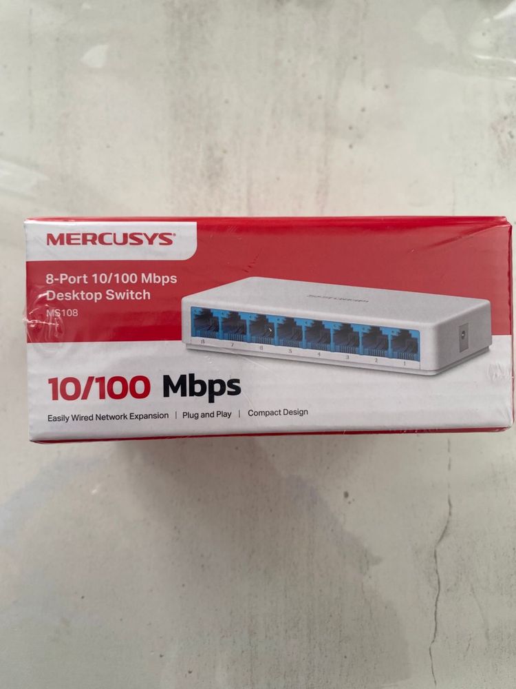Новый Switch Mercusys 8-port