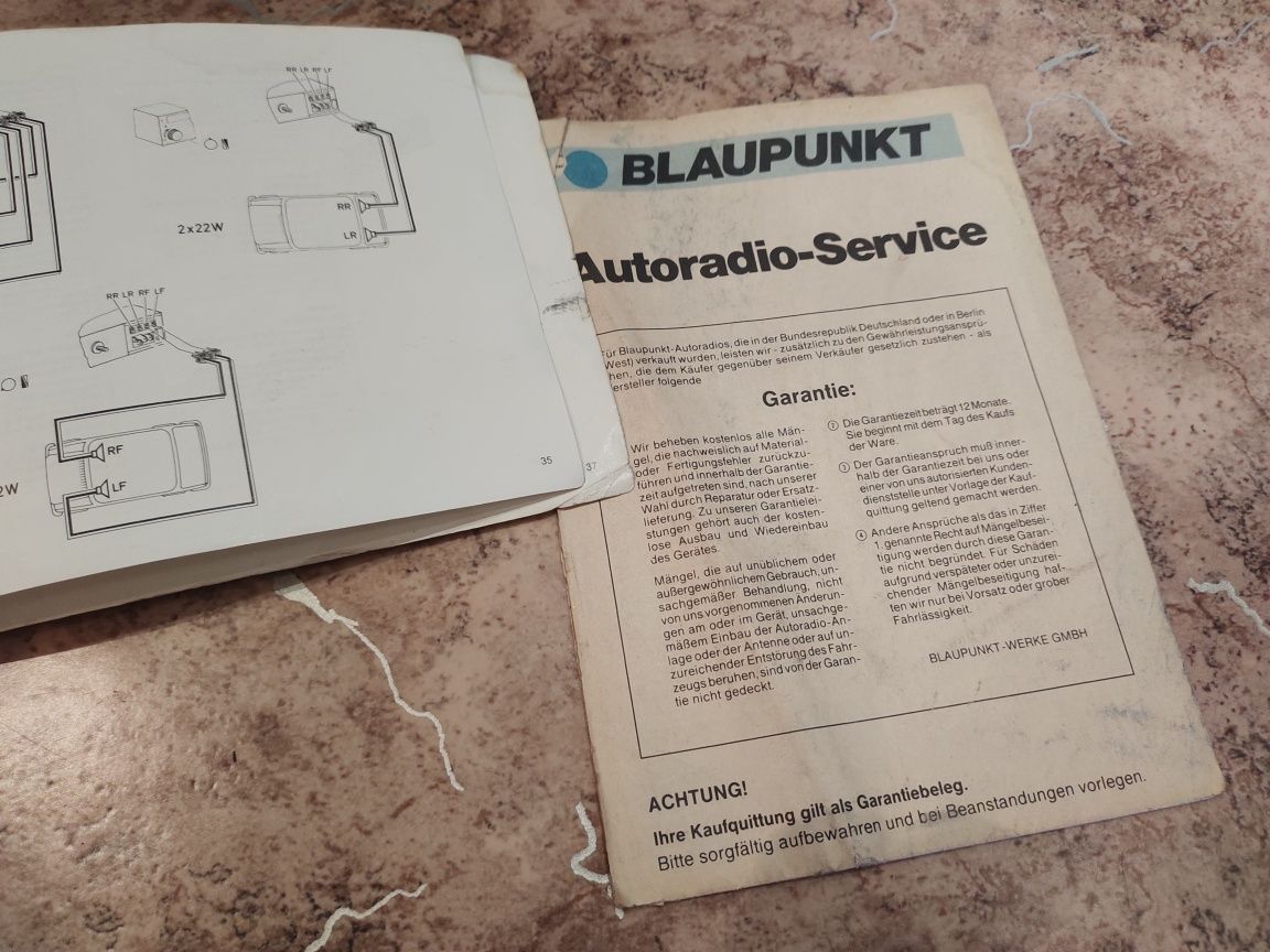 Продам оригинальный магнитофон Blaupunkt