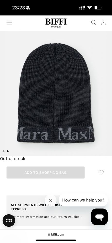 Балаклава капор MaxMara