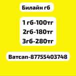 Билайн гб-100тг