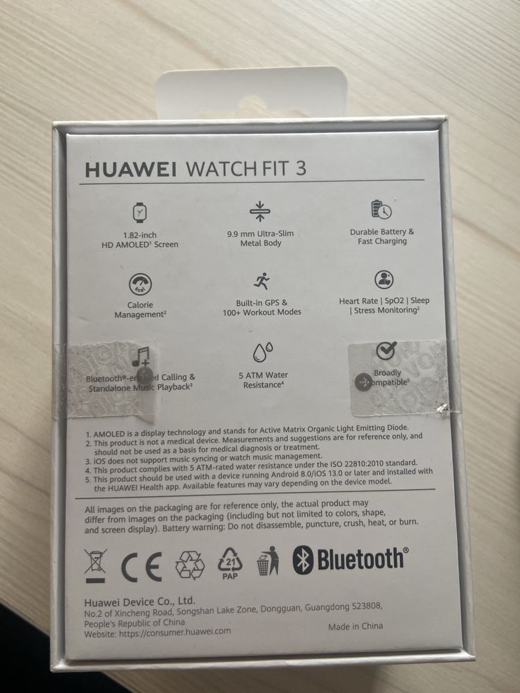 HUAWEI watch fit 3