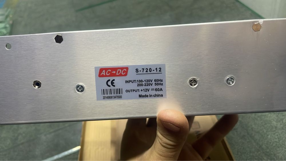 Блок питания 600W 12V