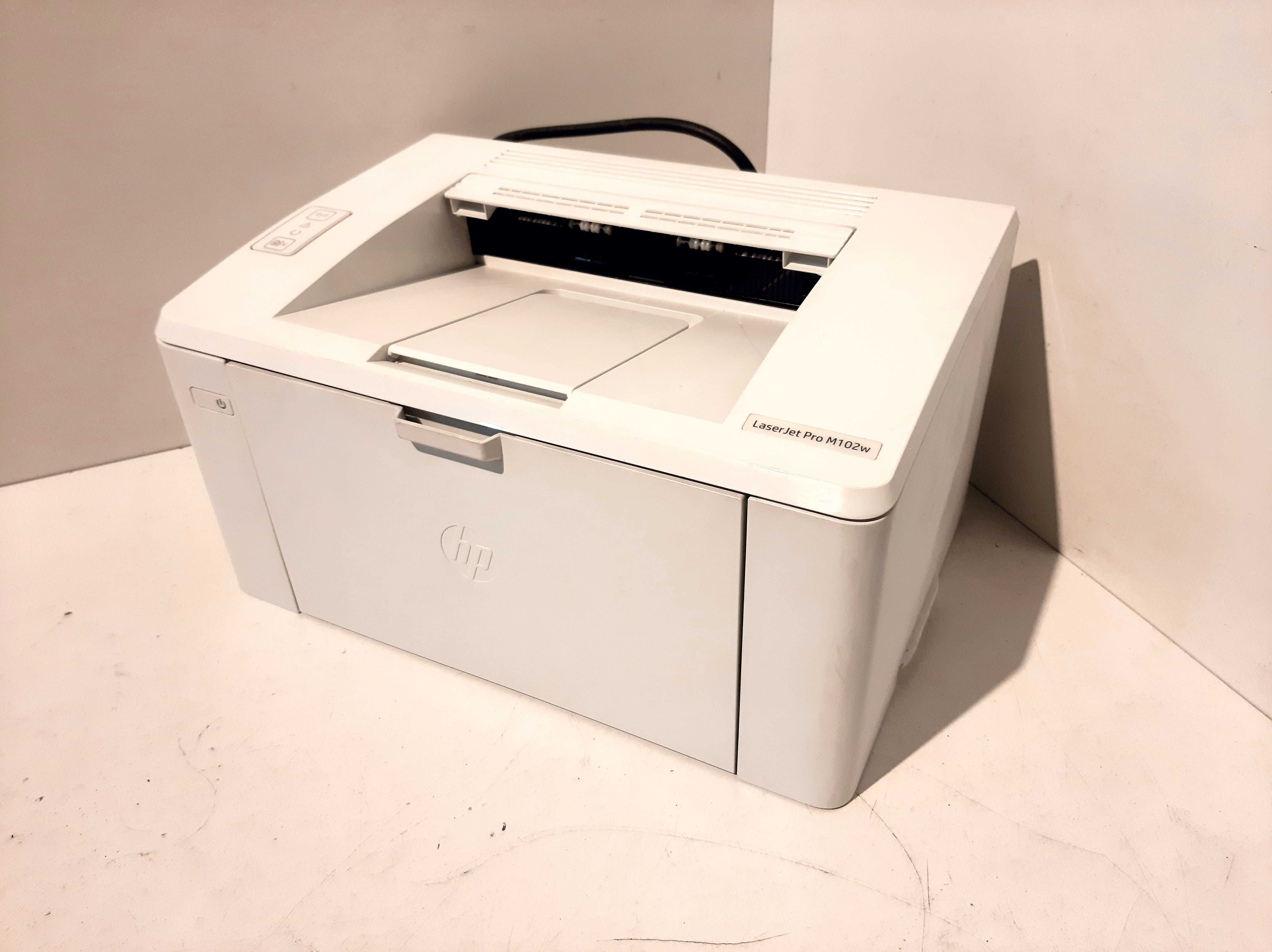 Принтер лазерный HP LaserJet Pro M102w, ч/б, A4, белый, WIFI