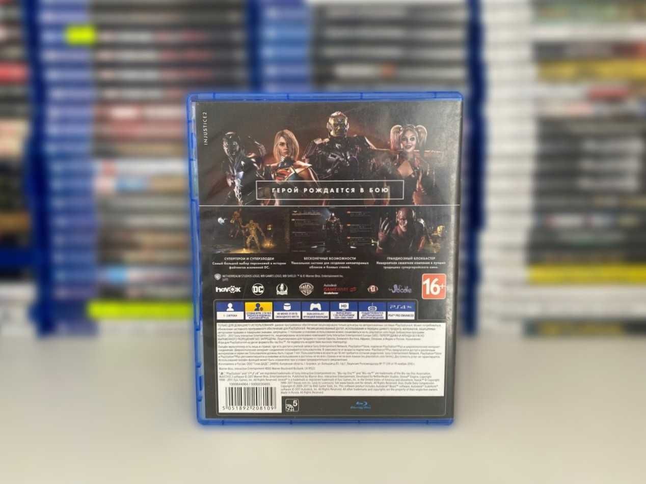 Injustice 2 PS4/PS5 Инджастис 2 Пс4 Большой Выбор Игр