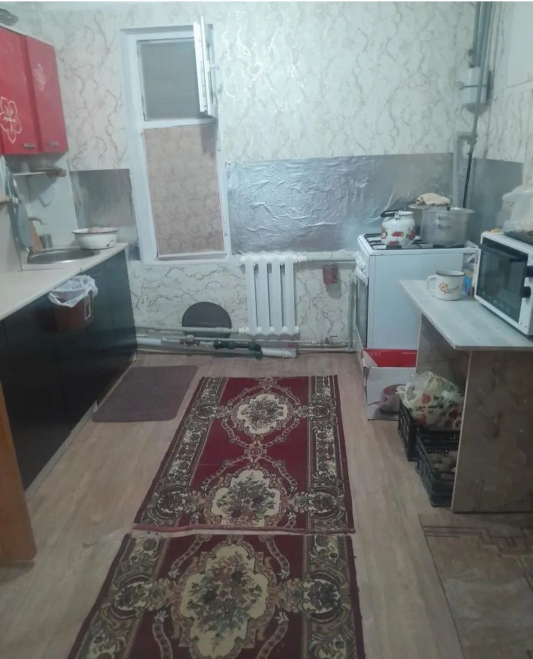 Времянка 3 бөлмелі немесе айырбас