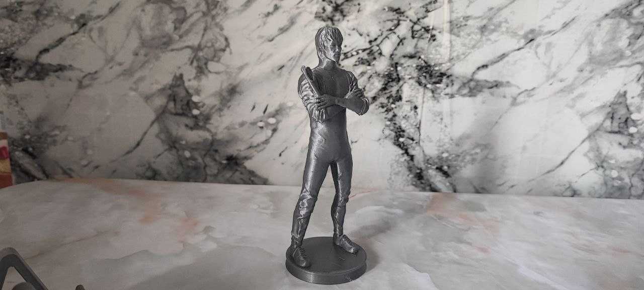 Статуэтка Bruce Lee. Серебристый