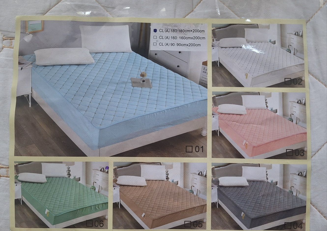Продам наматрасник 180×200 на резинке