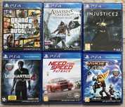 Игры на ps4 Gta 5, ratchet&clank, nfs, uncharted, injustice