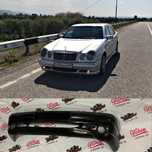 Передний задний бампер Мерседес 210;лупарик ешка mercedes w210 пороги