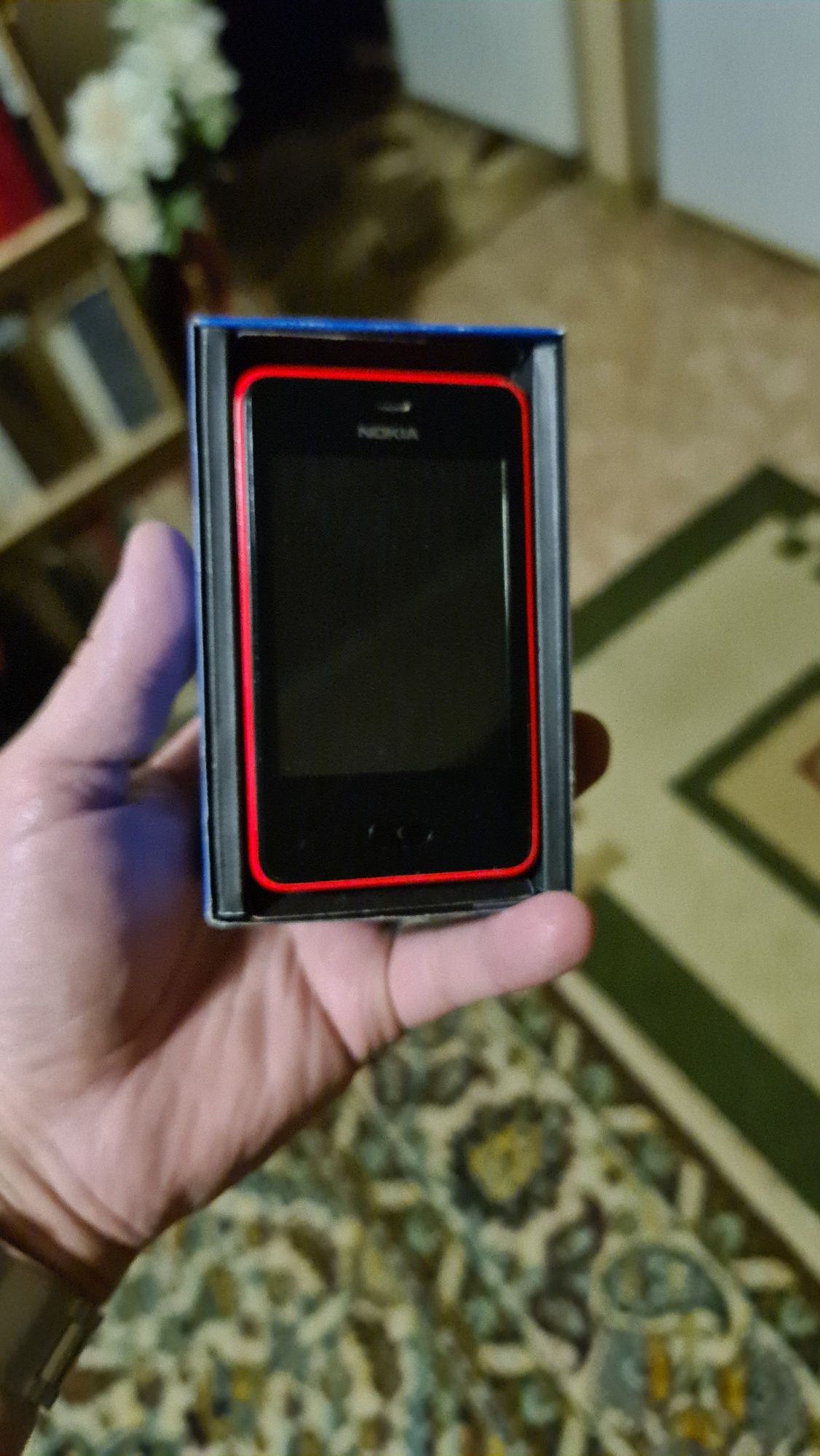 Nokia Asha 2 сим 2013 год  РАРИТЕТ! РАБОЧИЙ! В ОДНИХ РУКАХ!