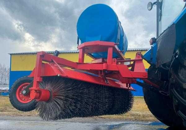 Навеска тротуароуборочная НТУ-2,0 С УВЛАЖНИТЕЛЕМ СДСМ