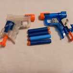 Детские пистолеты NERF с 4 пульками