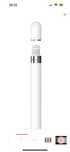 Стилус Apple Pencil 1st Generation белый