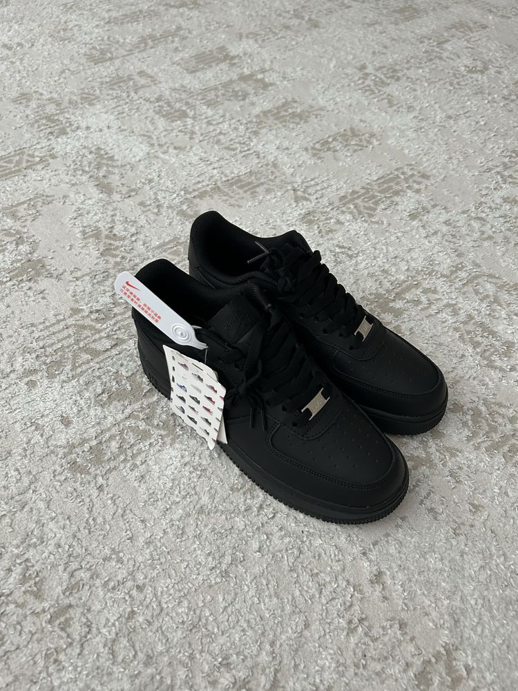 Nike air force 1 (черные) 42 размер