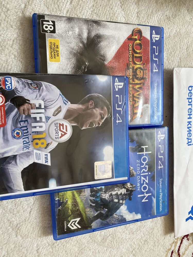 Продается Fifa 18, Injustice 2, God of War, Horizon