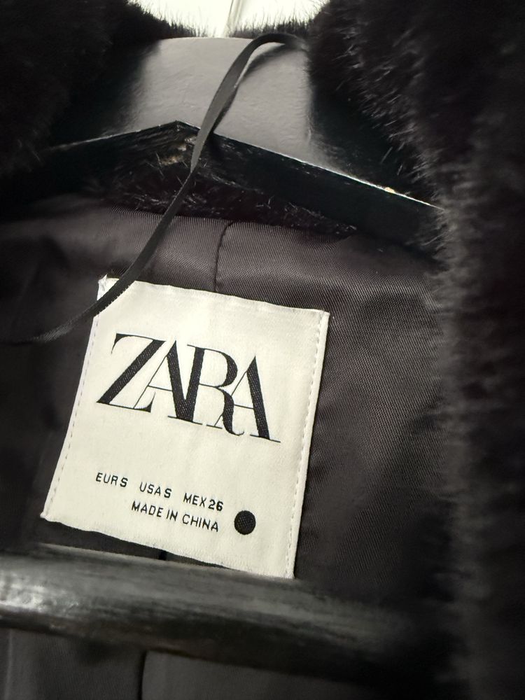 шуба ZARA размер S