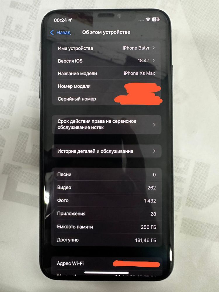 Продам Iphone XS Max 256 gb