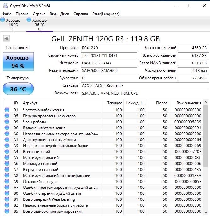 Продам ssd диски 120ГБ