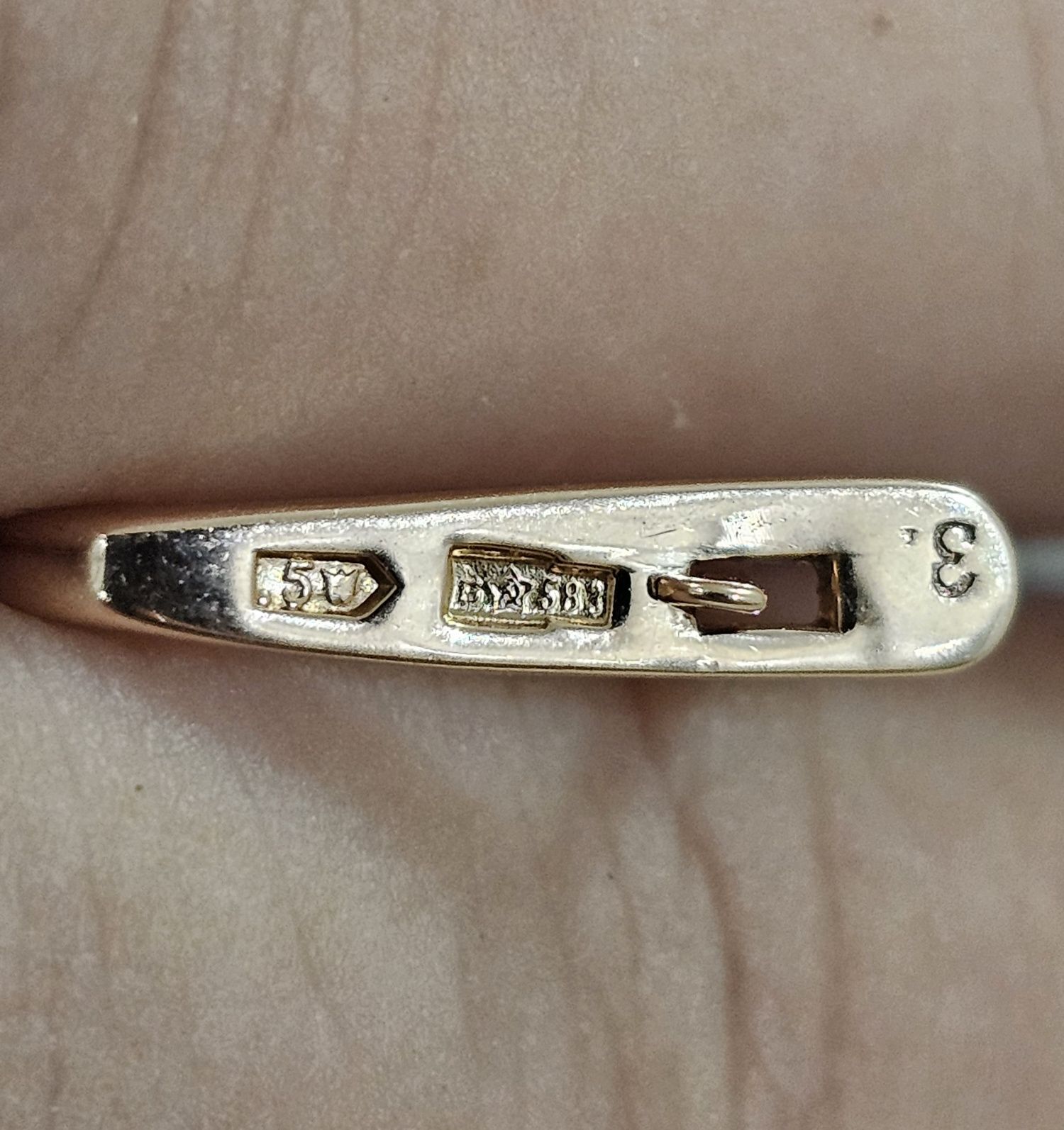 Советские серьги 583СССР