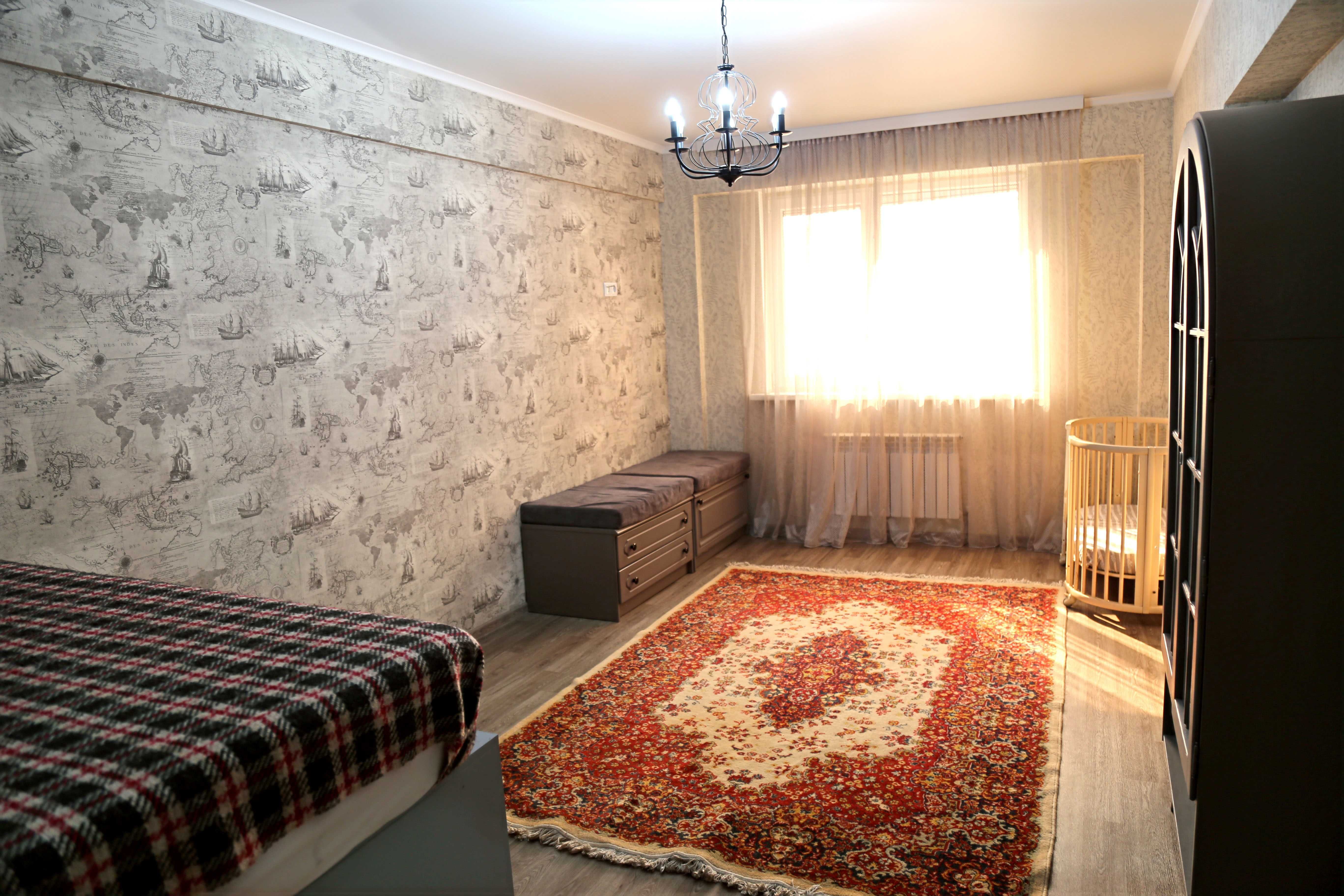 3-комнатная квартира · 116 м² помесячно, Толе би — Варламова