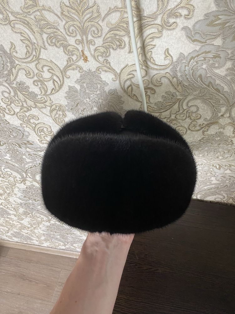 Норковая шапка мужская