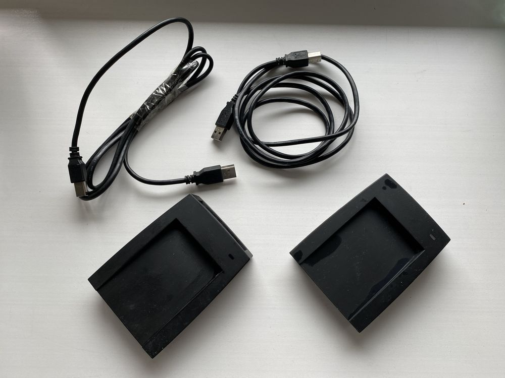 Z-2 USB настольный считыватель 13,56 МГц и 125 кГц. Б/у.