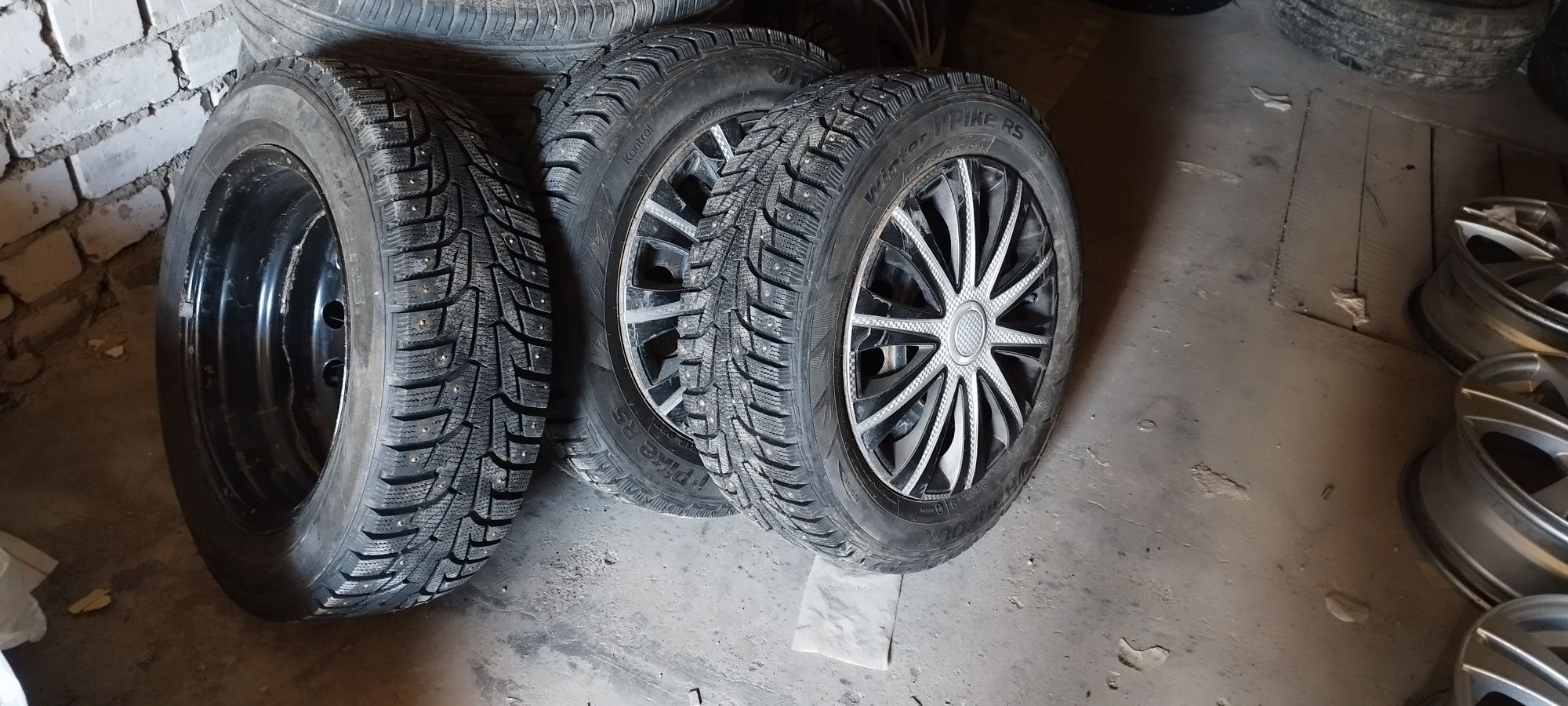 Продам зимние колёса в сборе R15 4/100