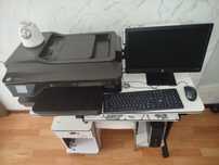 Ноутбук + принтер HP OffficeJet 7612 A3 + стол в комплект