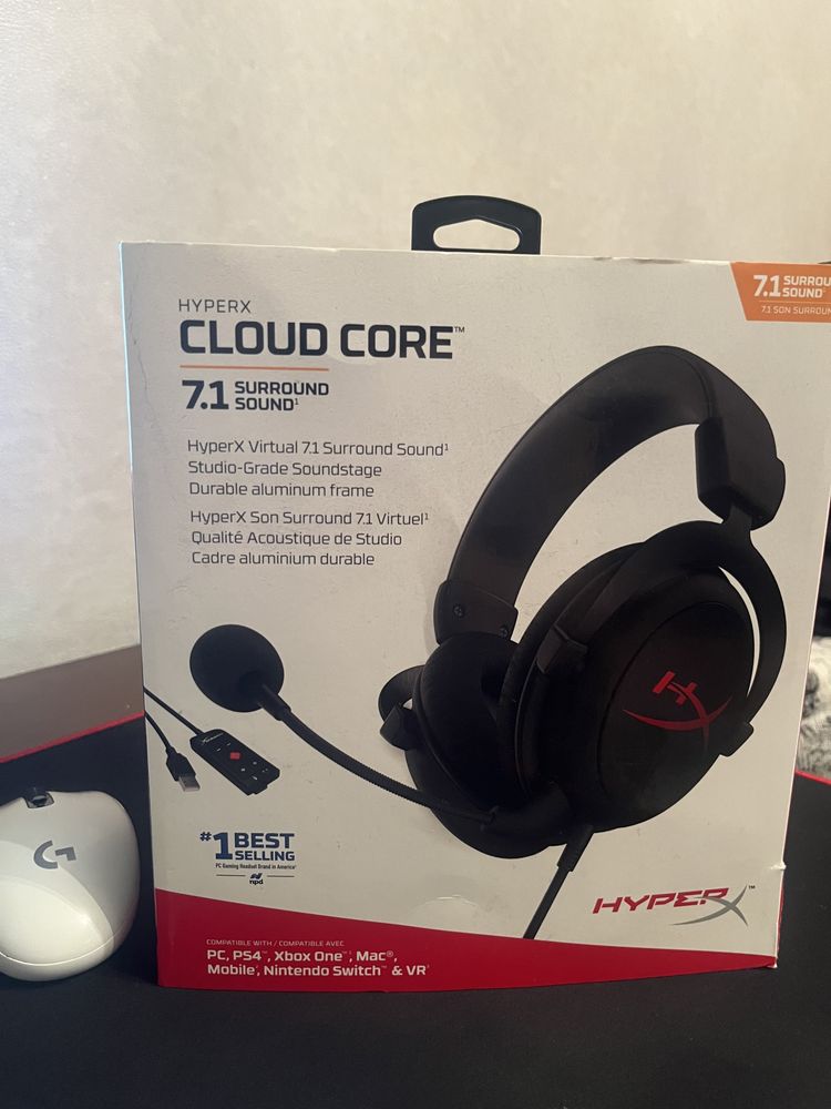 Наушники hyperx cloud core 7.1