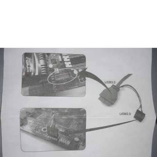 Шнур переходник USB 3.0 m 19pin  - USB 2.0 f 9pin