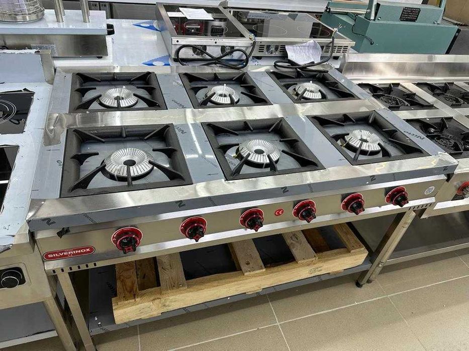 Промышленная газовая плита 1,2,3,4,5,6,8 конф Өнеркәсіптік газ плитасы