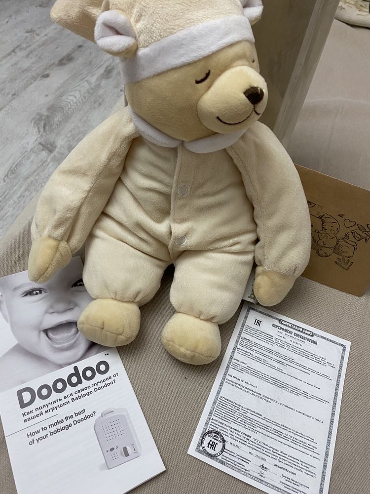 Усыпляющий Doodoo мишка- помошник мамы