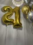 Шарик 10 шт цифра 21