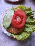 Бургер домашний с куринный котлетами