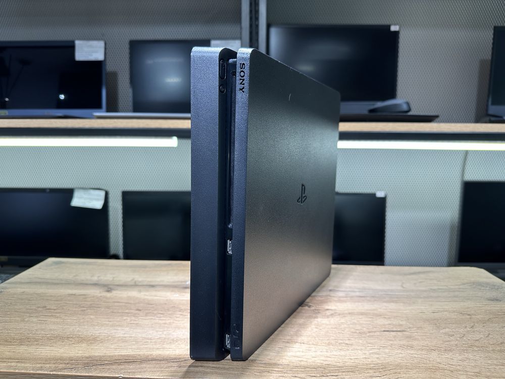 Sony PlayStation 4, Slim 1 TB, версия 12.00, полный комплект,10164/А10