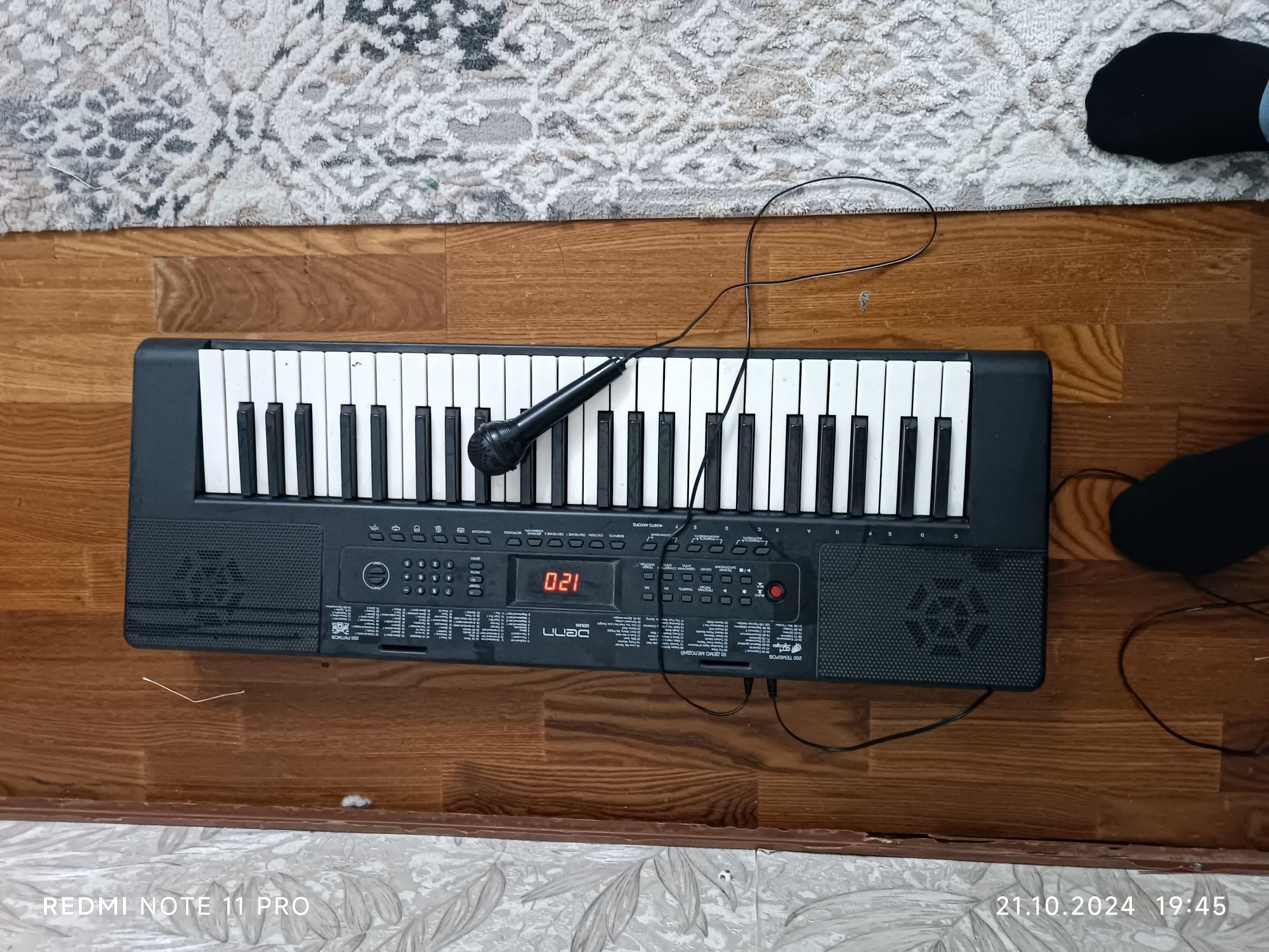 Музыкальная игрушка"Синтезатор"(микрофон,USB